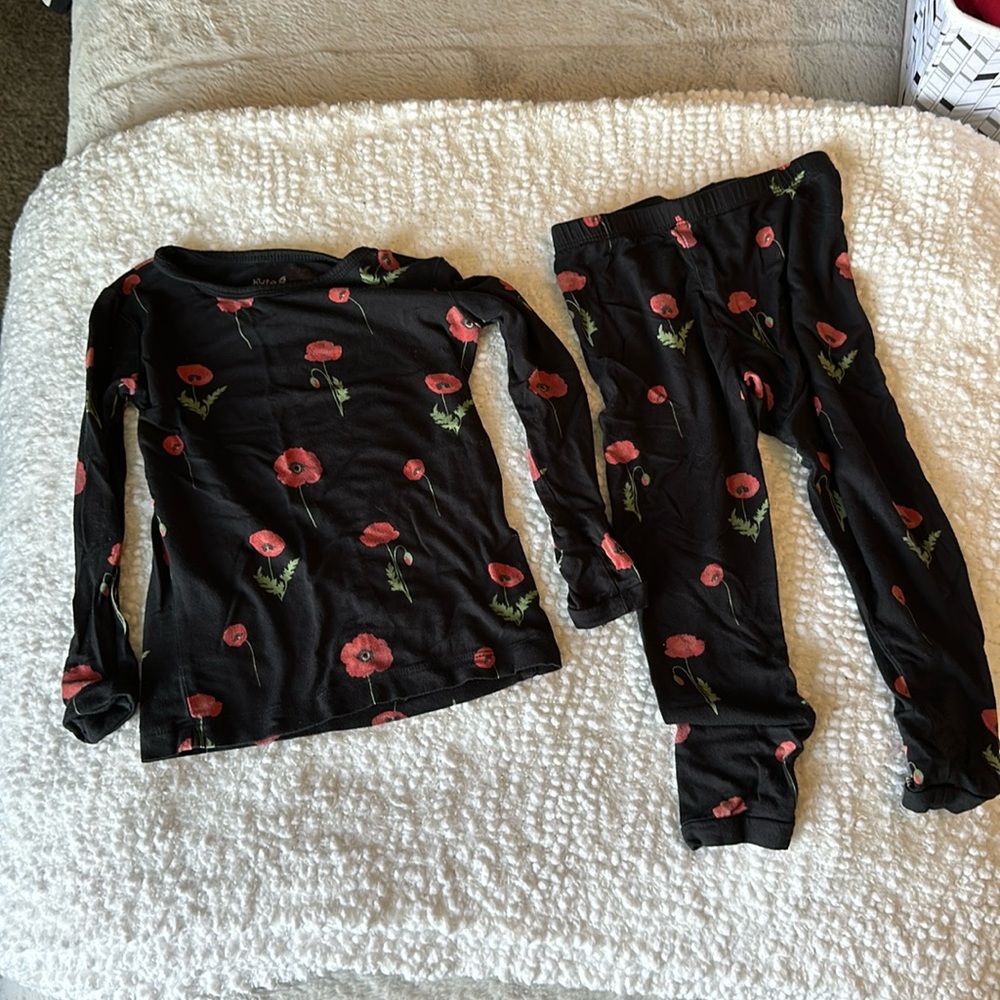 Kyte Baby Poppy Pajama Set 3T